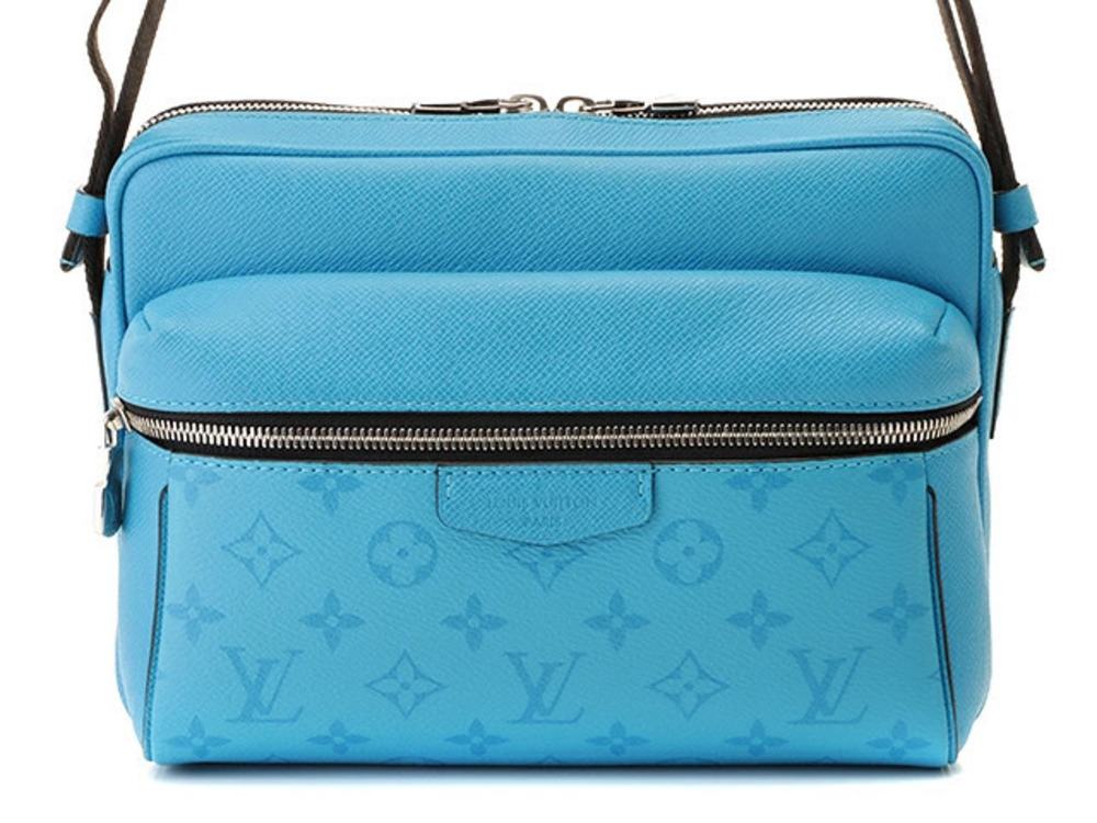 Louis Vuitton Outdoor Messenger Bag Taigarama Blue